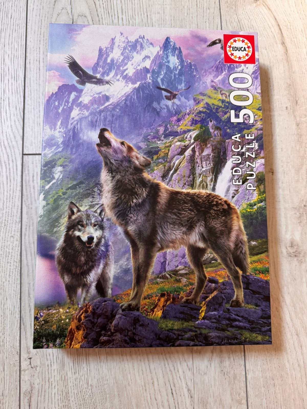 Puzzel educa wolf 500 stuks, Hobby en Vrije tijd, Ophalen, 500 t/m 1500 stukjes, Zo goed als nieuw, Legpuzzel