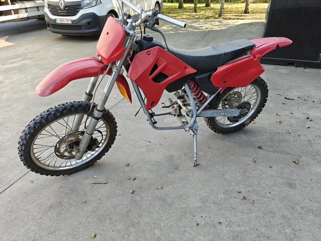 rollend chassis 200cc honda, Enlèvement, Moto de cross, Honda