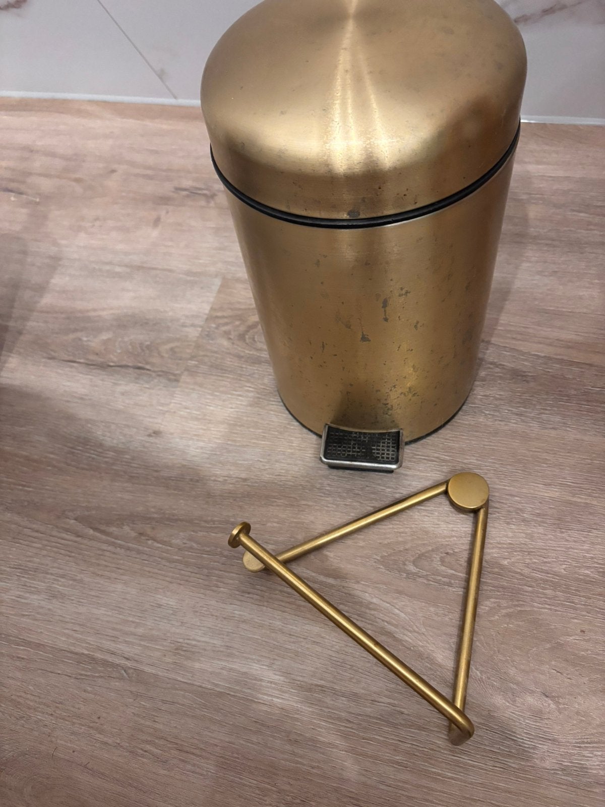 Wc vuilbakje en wc rolhouder, Huis en Inrichting, Ophalen, Gebruikt