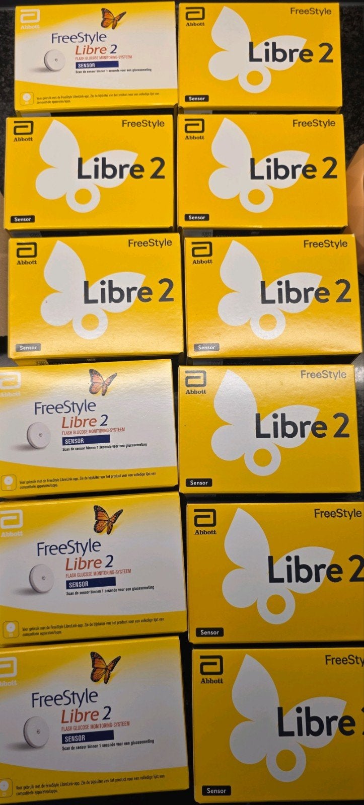 Freestyle Libre 2 sensoren sensor 12 stuks. prijs is per stu, Diversen, Verpleegmiddelen, Verzenden, Nieuw