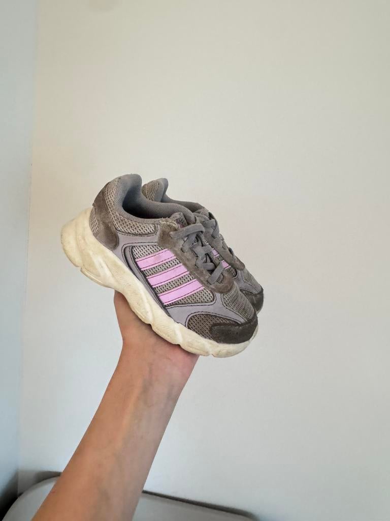 Adidas sneakers grijs/ roze, Verzenden, Gebruikt