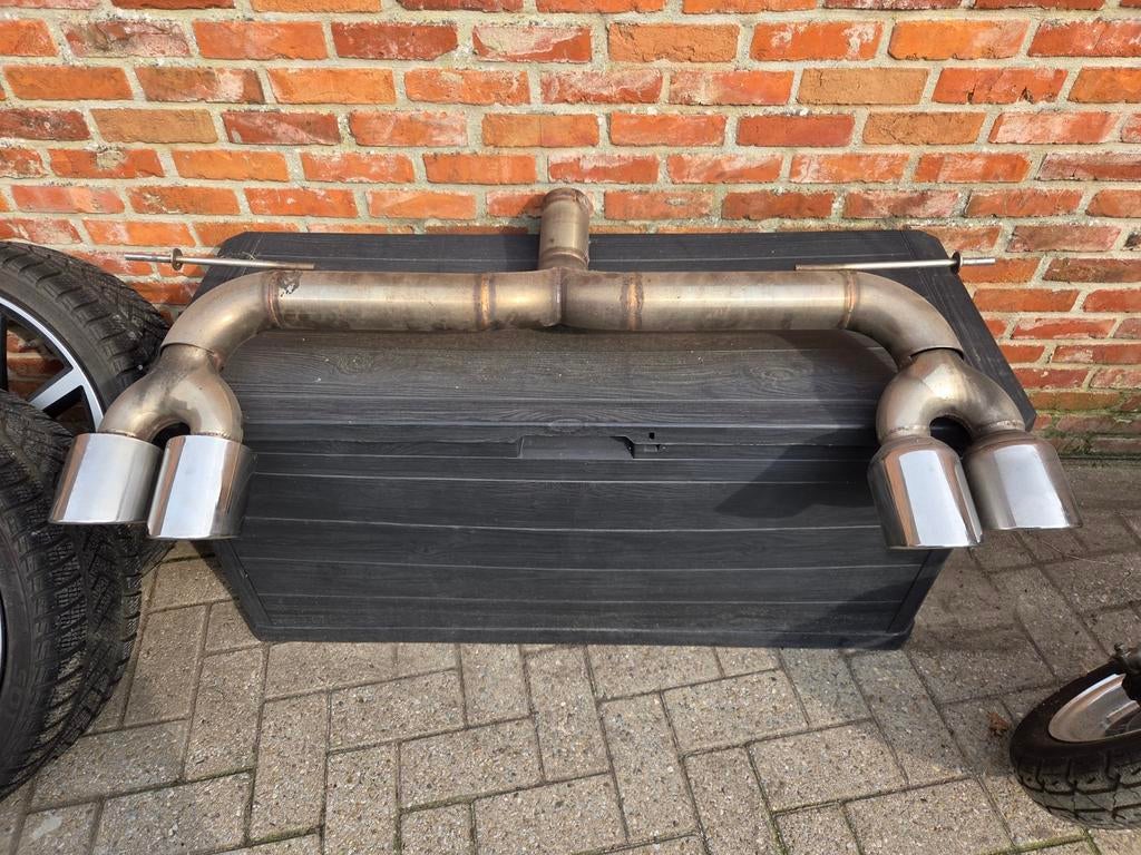 Rvs eindemper delete volkswagen golf 7/ 7.5 R, Auto-onderdelen, Uitlaatsystemen, Ophalen, Volkswagen