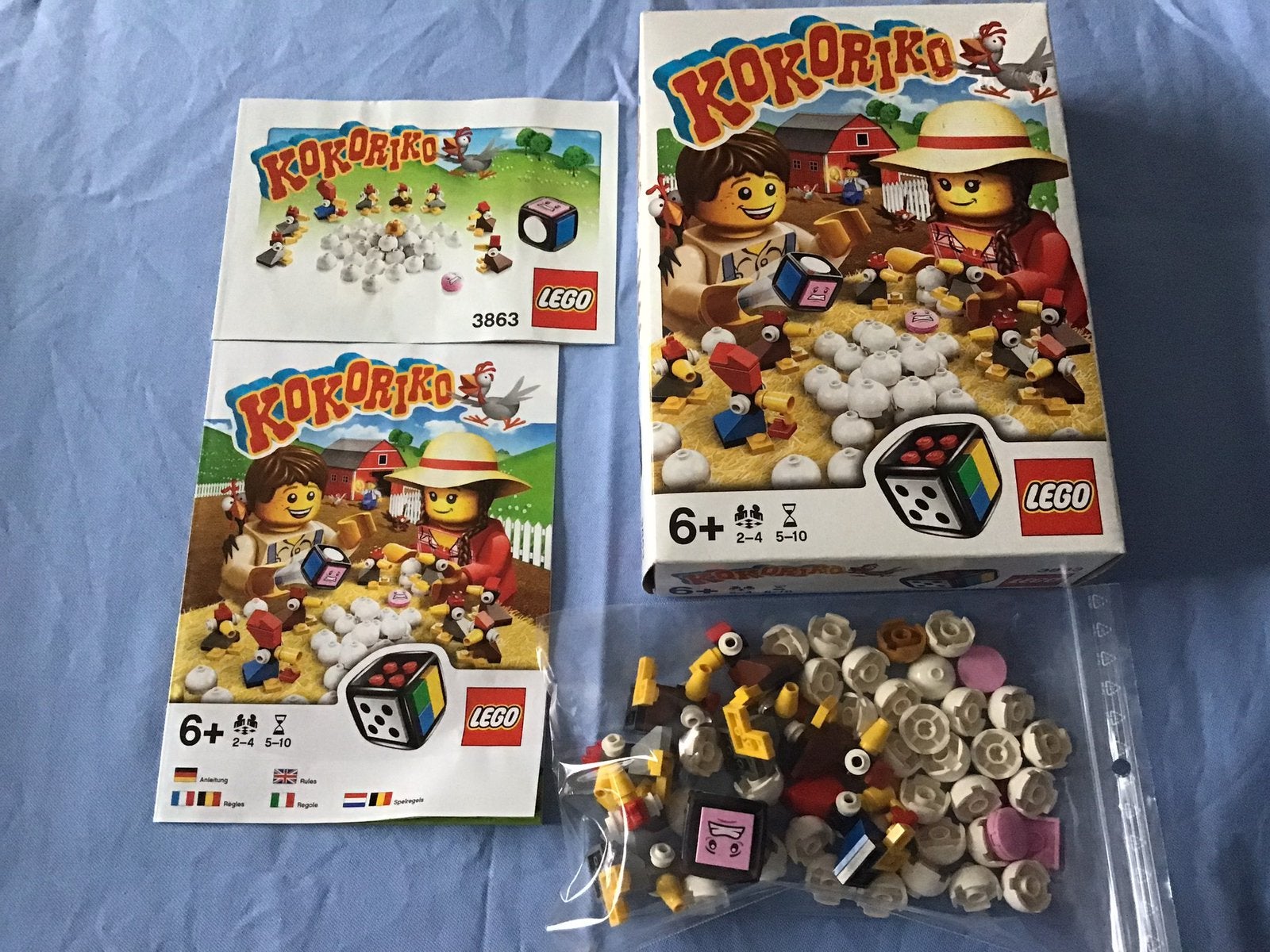 Lego 3863 gezelschapsspellen, Ophalen of Verzenden, Zo goed als nieuw, Compleet, Lego