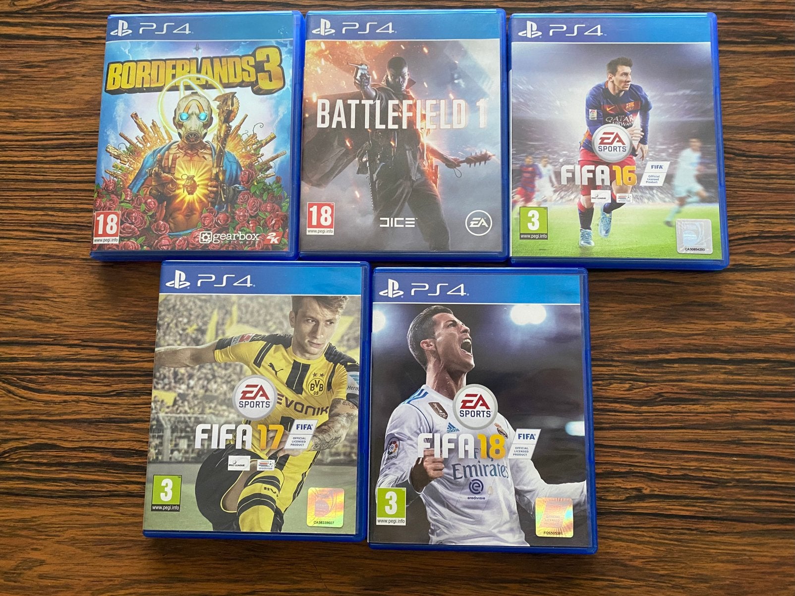 5 Spelletjes Playstation 4, Consoles de jeu & Jeux vidéo, Enlèvement ou Envoi, Comme neuf