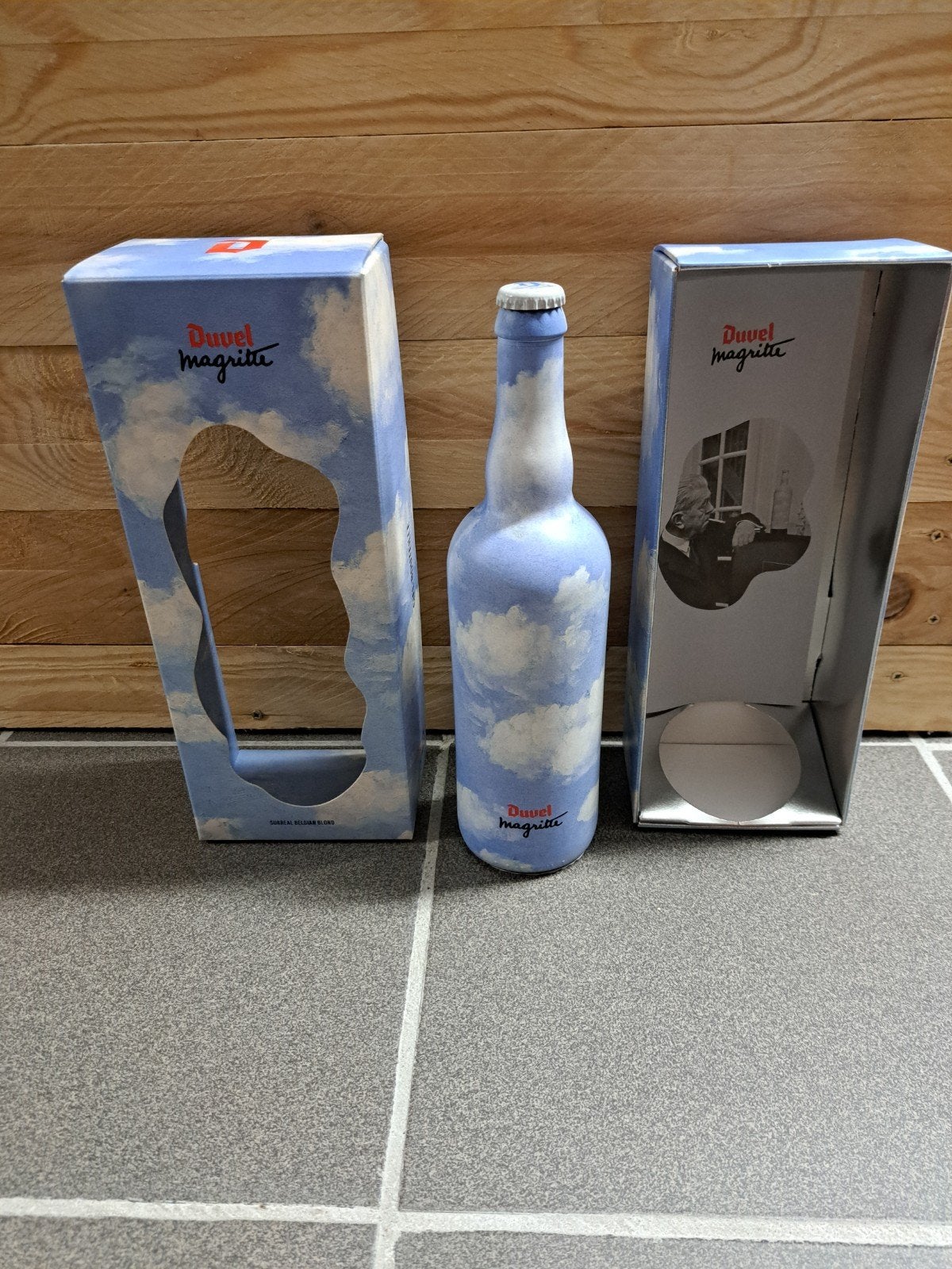 Duvel fles Magritte, Ophalen of Verzenden