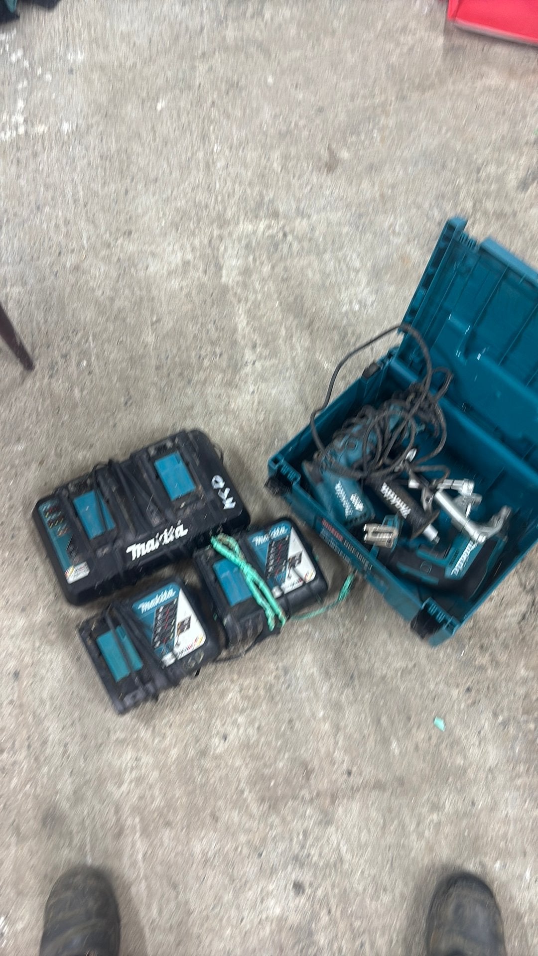 Laders en schoefmachines en handvaten lot, TV, Hi-fi & Vidéo, Chargeurs, Enlèvement, Utilisé