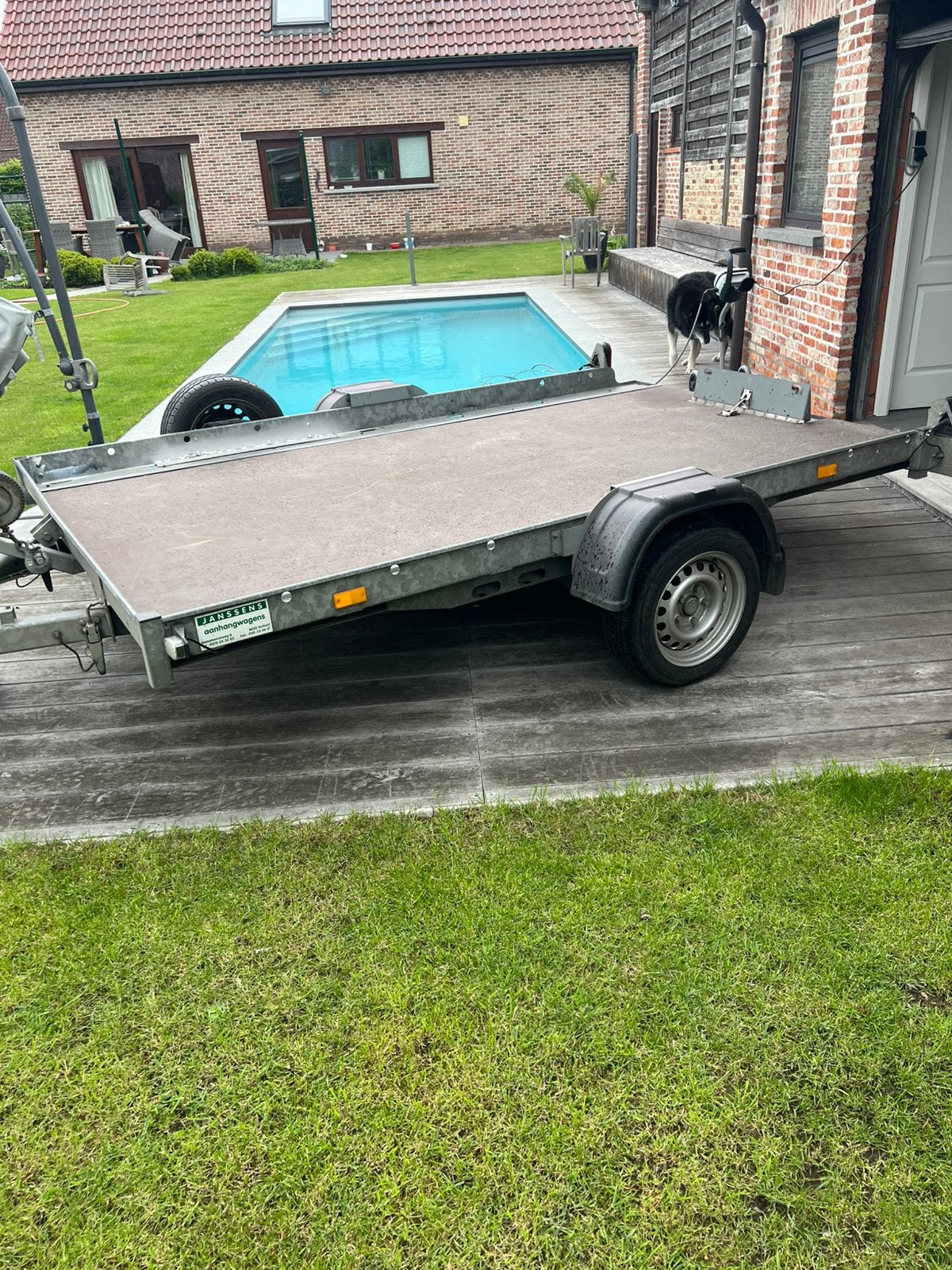 Transporteur de voitures 1500€, Autos : Divers, Remorques, Utilisé, Enlèvement ou Envoi