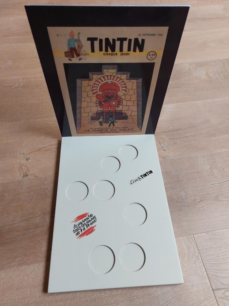 Présentoir pour les figurines Lisez Tintin, Collections, Enlèvement ou Envoi