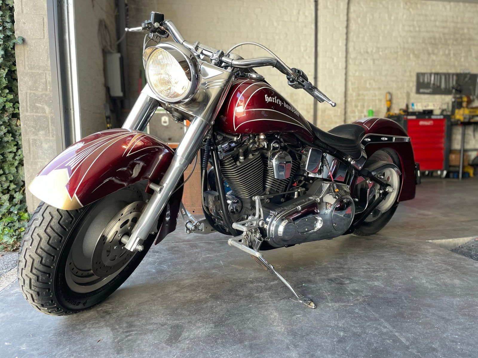 Harley-Davidson Fat Boy Evolution 1340 (1997) - 20.240 km, Motos, Motos | Harley-Davidson, Particulier, Autre, 2 cylindres, Permis Moto A