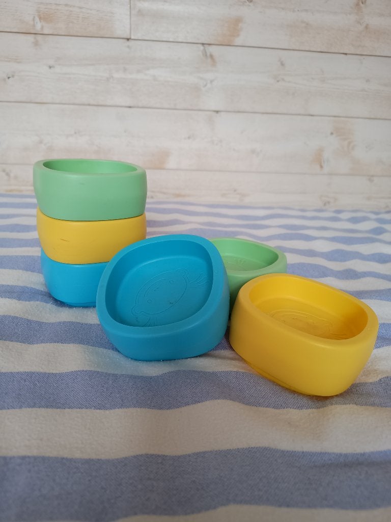 6 blocs rehausseurs de lit-cage pour bébé, Enlèvement, Comme neuf