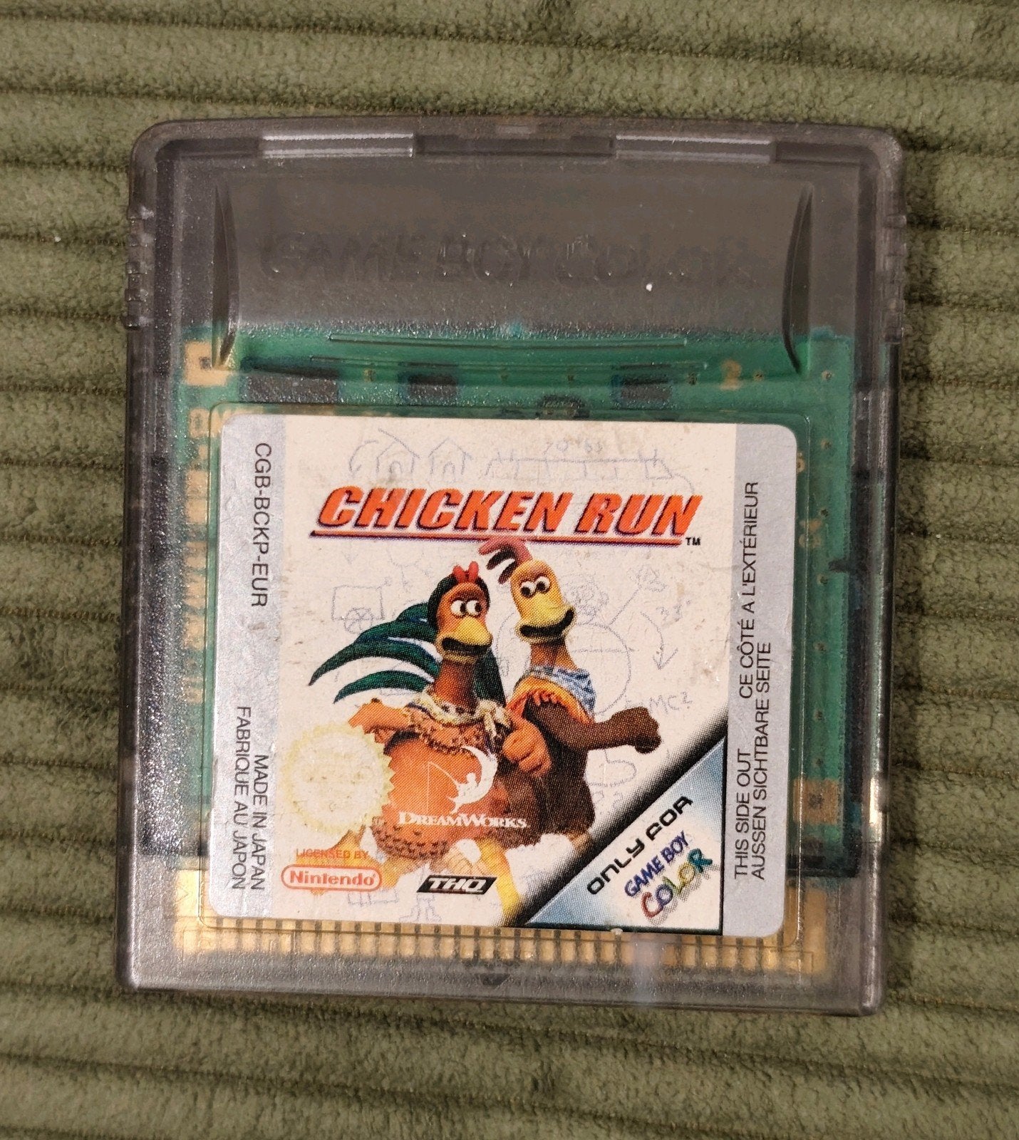 Cartouche Game Boy Color - Jeu Chicken Run, Consoles de jeu & Jeux vidéo, Enlèvement, Comme neuf
