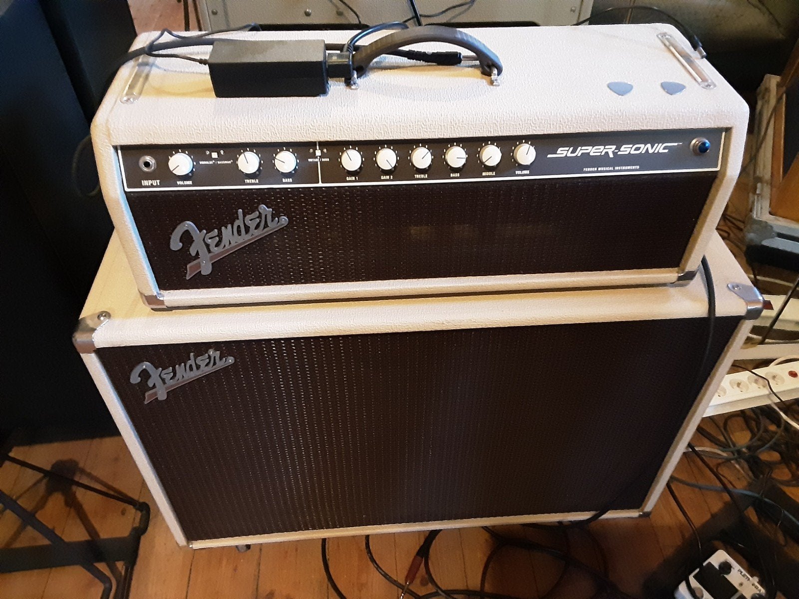 Fender Super-Sonic 60 + Cab 212, Musique & Instruments, Amplis | Basse & Guitare, Enlèvement, Utilisé, Guitare, 50 à 100 watts
