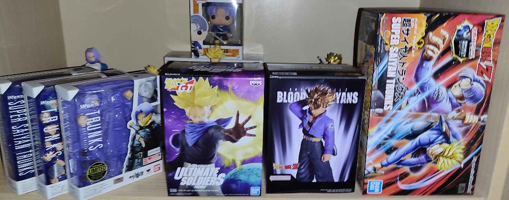 Plusieurs figurines de collection Trunks (Dragon Ball), Ophalen of Verzenden, Zo goed als nieuw