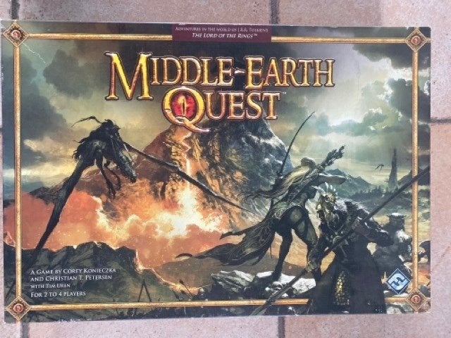 MIDDLE-EARTH QUEST - fantastisch strategiespel als nieuw, Verzenden