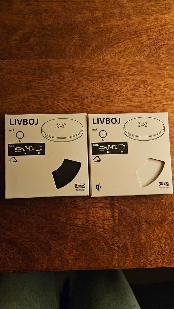 2x draadloos opladen, Maison & Meubles, Lampes | Lampes en vrac, Enlèvement