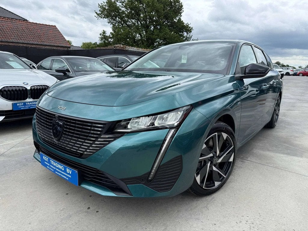 Peugeot 308 SW PHEV HYBRID AUTOMAAT NAVI LEDER CAMERA CARPLA, Autos, Cuir, Entreprise, Noir, 5 portes