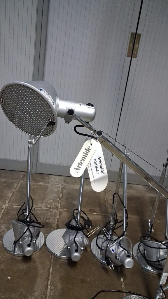 Artemide Tolomeo lamp, Ophalen, Bureaulamp, Grijs, Metaal