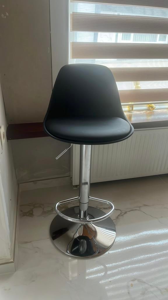 tabouret bar cuisine coussin cuir pivotant hauteur réglable, Enlèvement, Comme neuf, Cuir, Pivotant