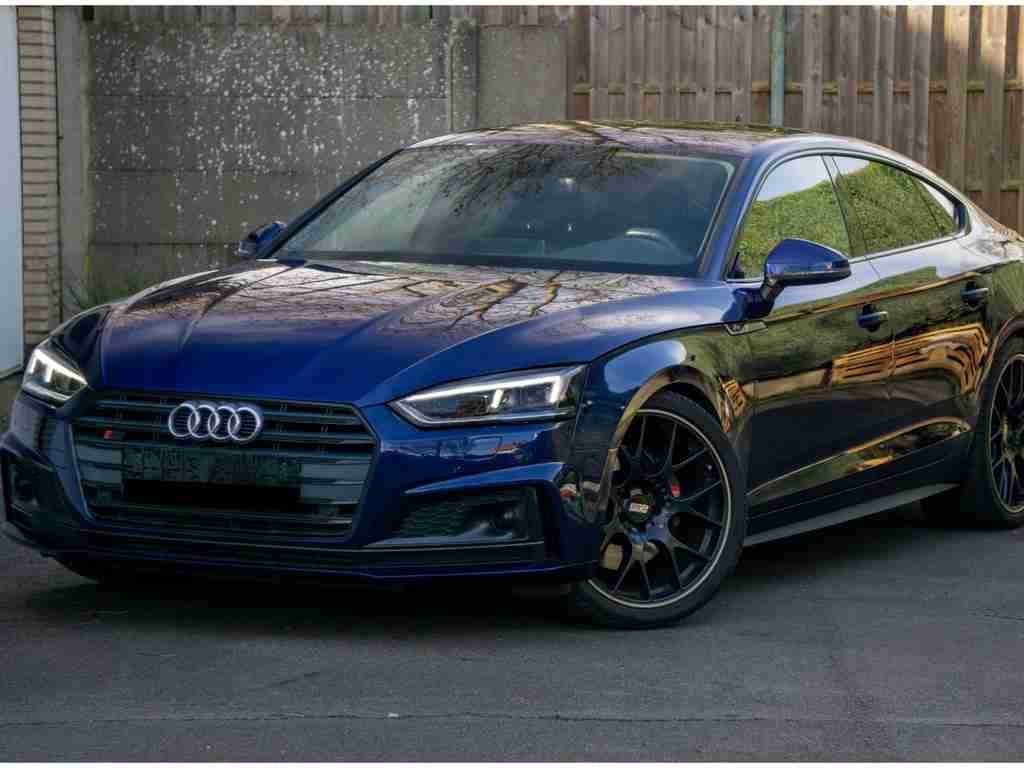 ZEER MOOIE AUDI S5 QUATTRO, Auto's, Audi, Automaat, Zwart, Blauw, Leder