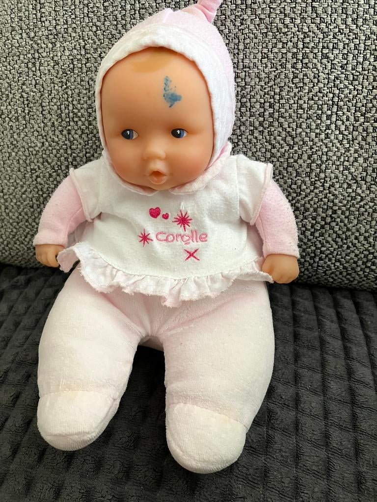 Zachte pop 28 cm corolle, Ophalen of Verzenden, Zo goed als nieuw