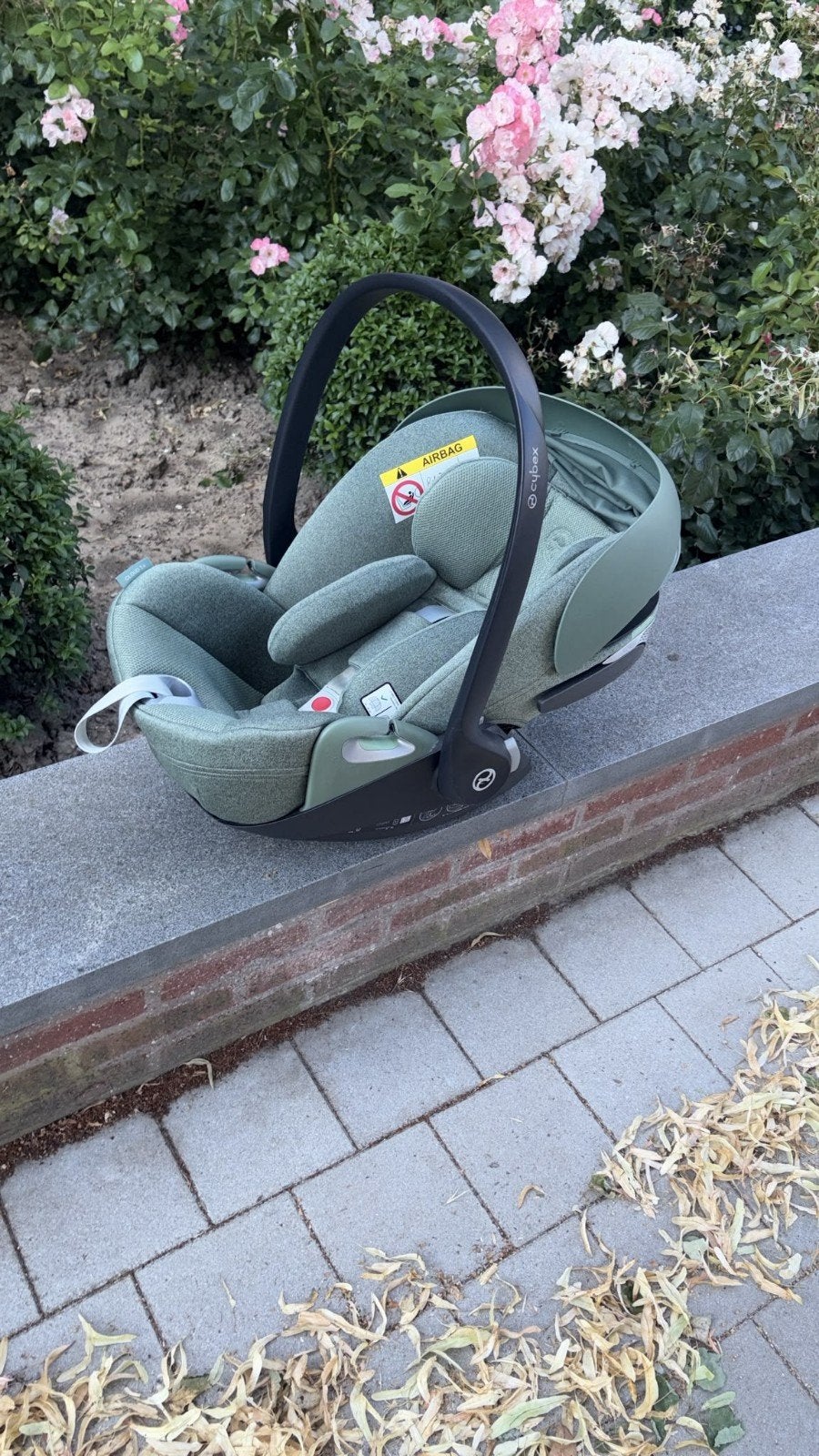 Siège auto CYBEX Cloud T i-Size Leaf Green + plastique pluie, Ophalen