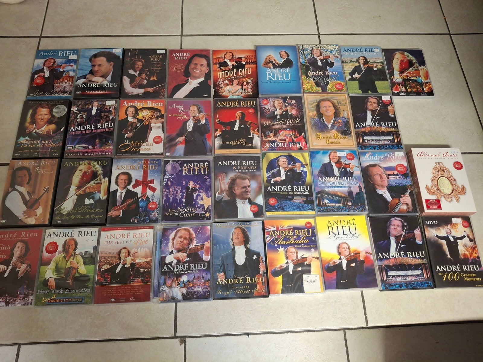 41 x André Rieu ensemble pour 150 euros, Enlèvement ou Envoi