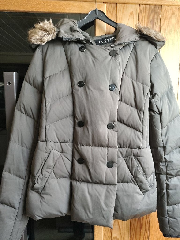 winterjas dames, Taille 38/40 (M), Beaumont, Comme neuf, Vert
