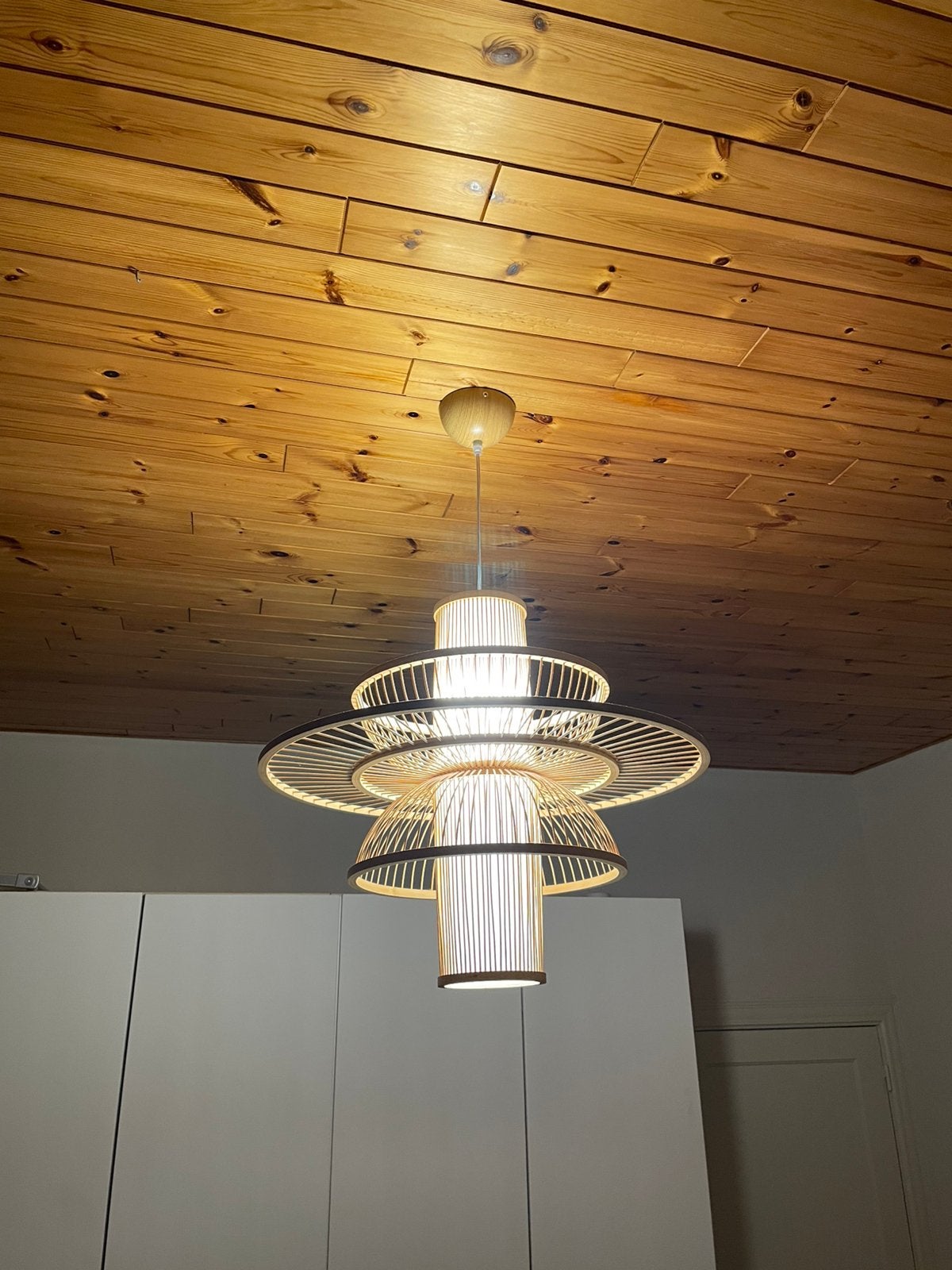 Hanglamp janpandi stijl, Huis en Inrichting, Lampen | Hanglampen, Zo goed als nieuw, Ophalen