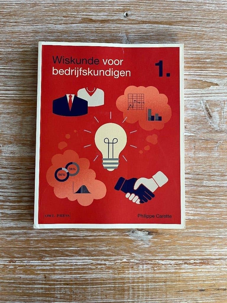 Wiskunde voor bedrijfskundigen 1, Ophalen of Verzenden, Nieuw
