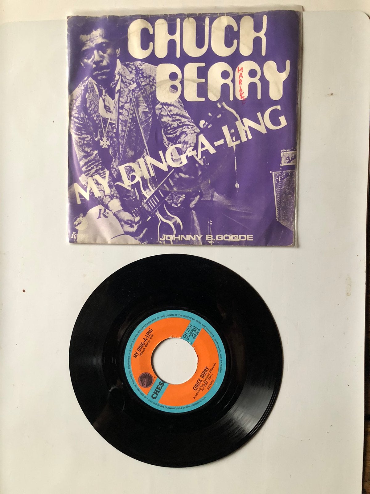 Chuck Berry: my ding a ling ( 1972), Verzenden, Gebruikt