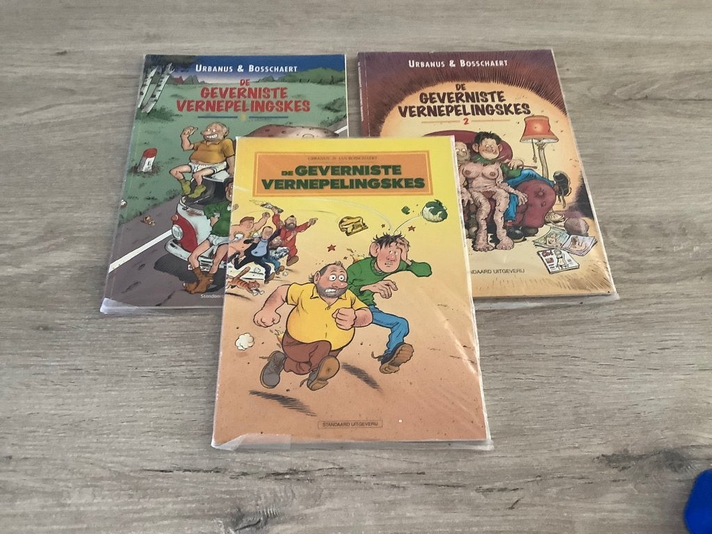 De geverniste vernepelingskes verschillende strips, Boeken, Stripverhalen, Gelezen, Ophalen of Verzenden, Urbanus en Bosschaert