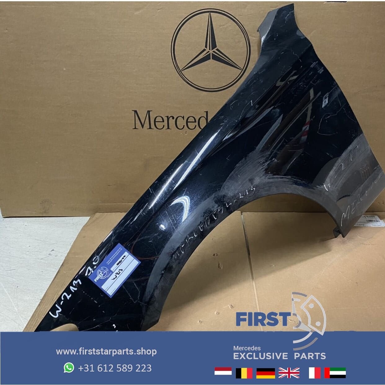 W213 ZIJSCHERM LINKS VOORSCHERM Mercedes E Klasse LINKER SCH, Garde-boue, Droite, Utilisé, -