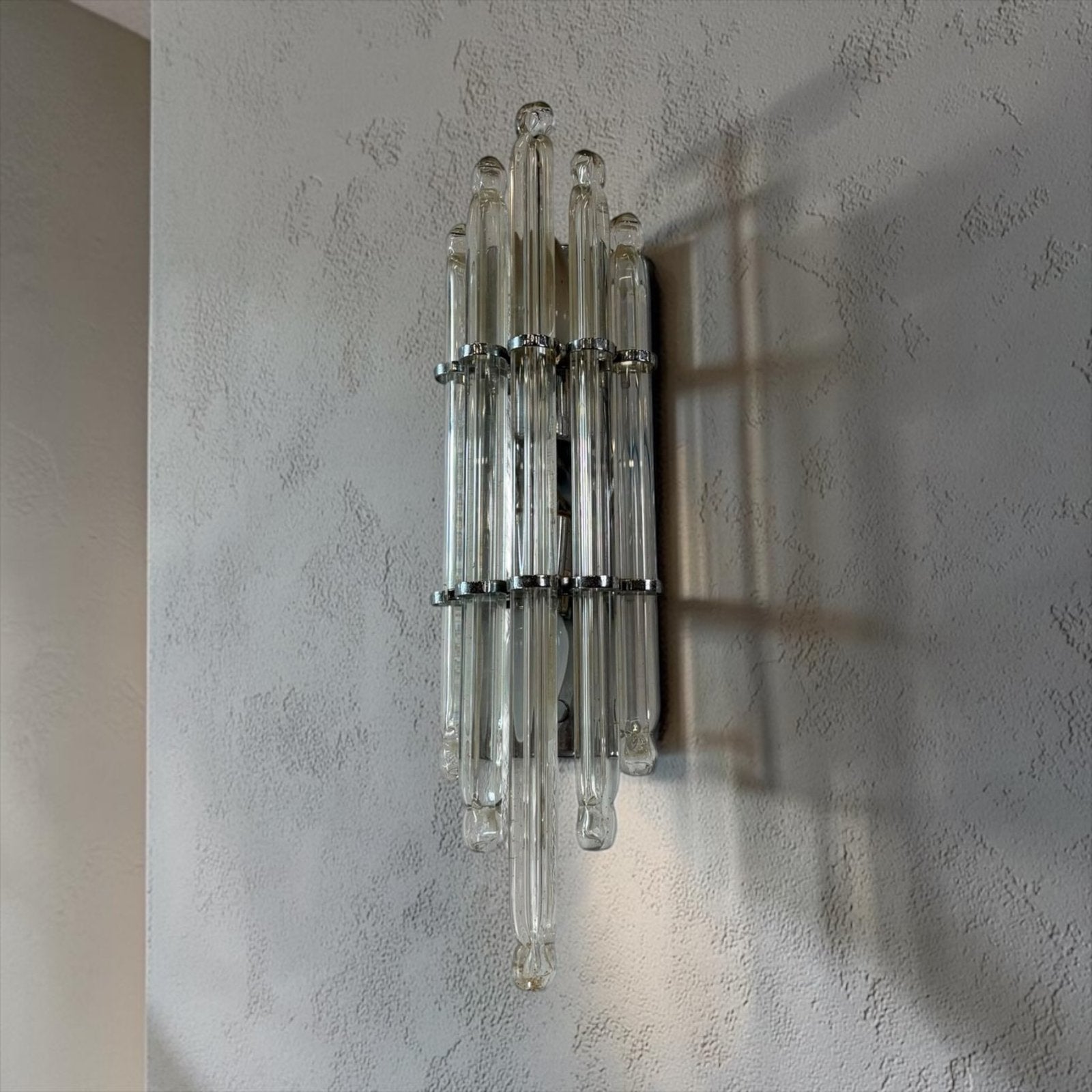 Vintage kristallen wandlamp / muurlamp KOLARZ Leuchten, Verzenden, Gebruikt