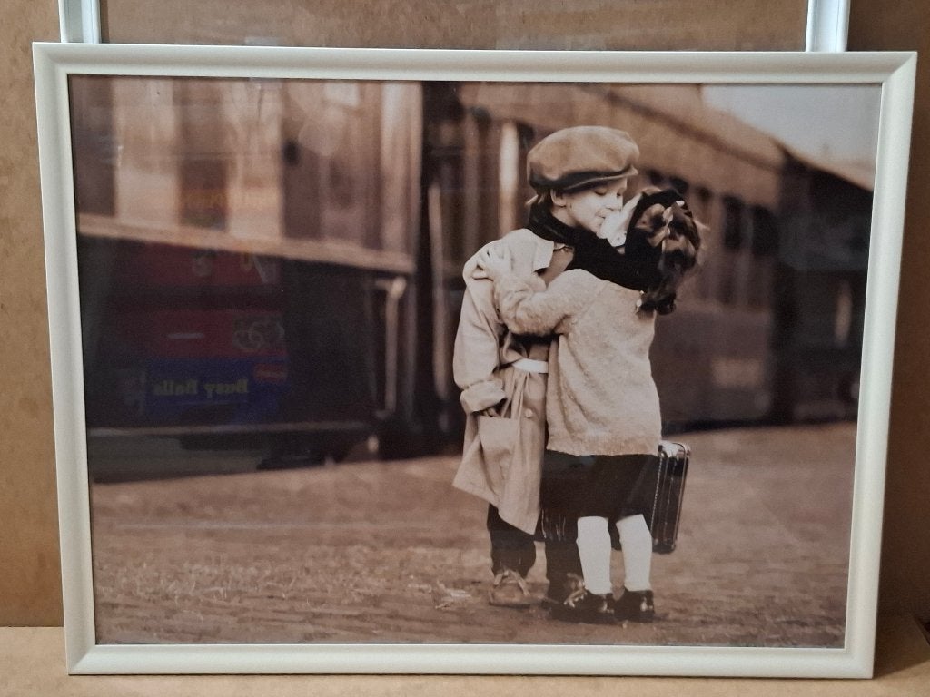 Kaders 100/70 en 85/65, Ophalen, Met glas, Zo goed als nieuw, Fotolijst