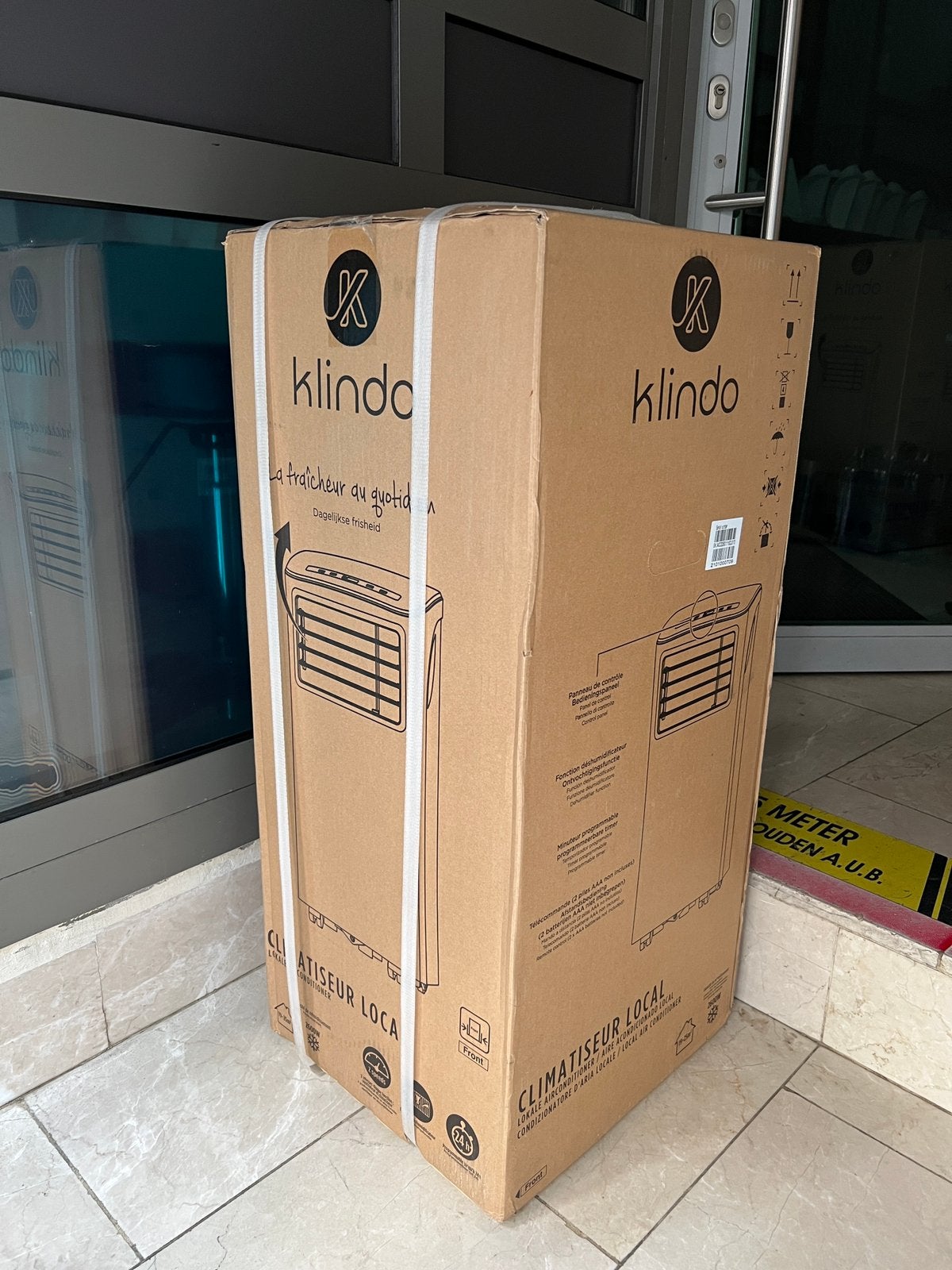 Klindo mobiele airco, splinternieuw - 2 beschikbaar, Moins de 60 m³, Enlèvement, 2 vitesses, Neuf