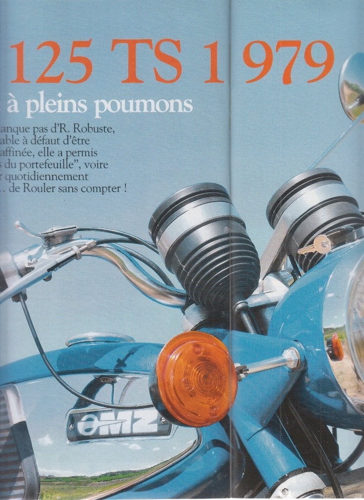 1979 Moto MZ 125 TS collection, Livres, Envoi, Utilisé