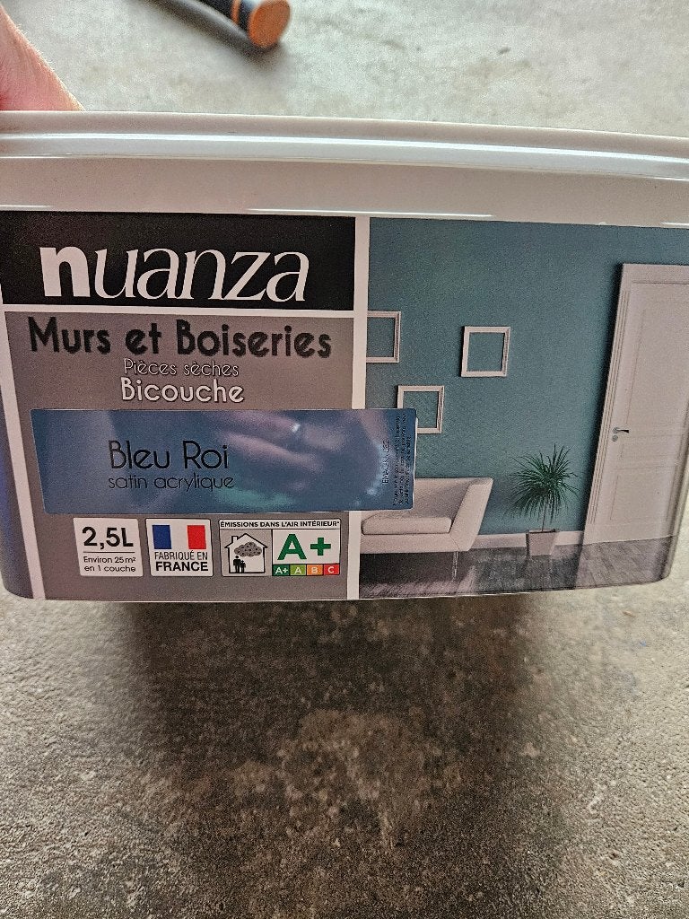 Peinture bleu roi nouvelle, Neuf, Moins de 5 litres, Enlèvement, Peinture