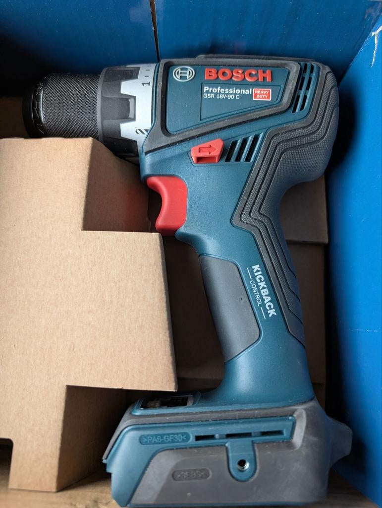 Bosch Professional GSR 18V-90 C - accuschroefboormachine, Doe-het-zelf en Bouw, Gereedschap | Boormachines, Zo goed als nieuw