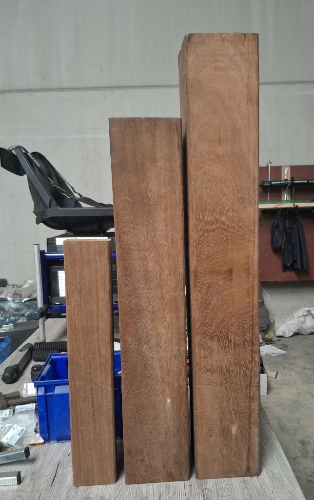 Houten blokken, Hobby en Vrije tijd, Ophalen, Zo goed als nieuw
