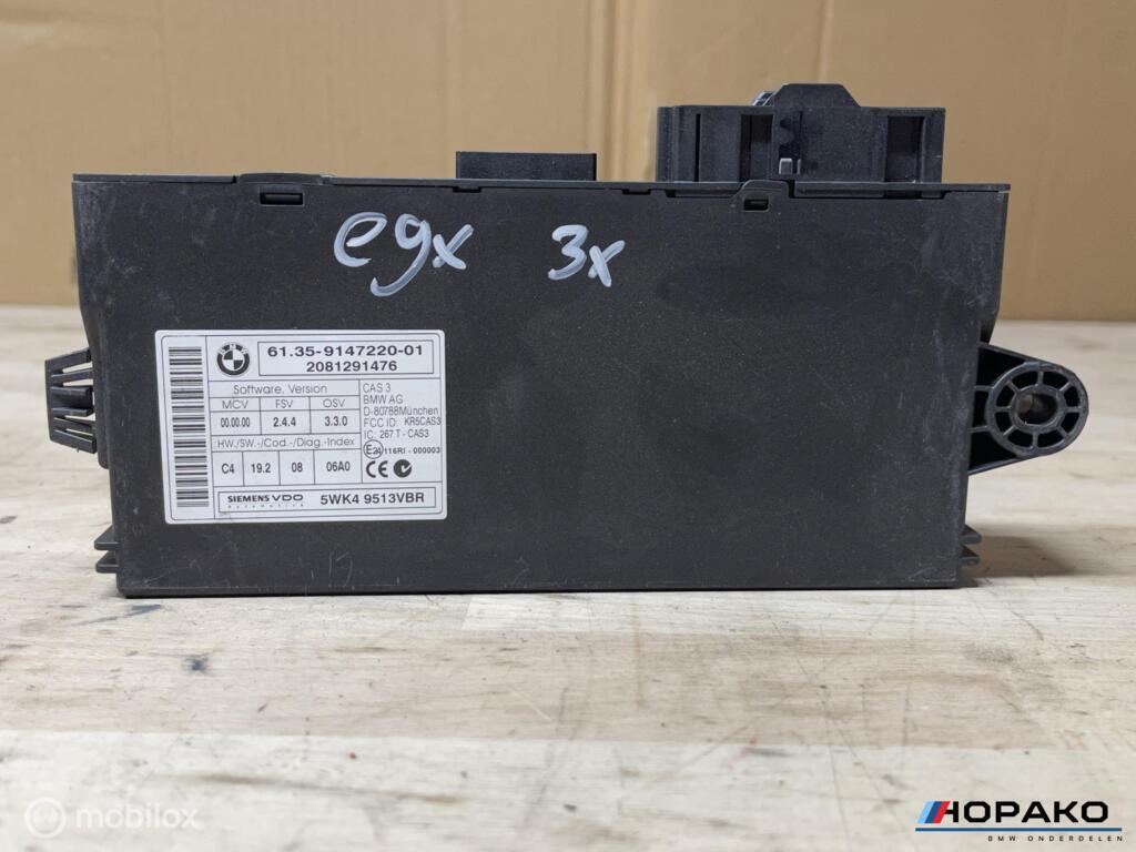 CAS module BMW 1/3 serie e9x e8x | 6135914722001, Gebruikt, Einsteinlaan 5 rijswijk, Bmw, Ophalen of Verzenden