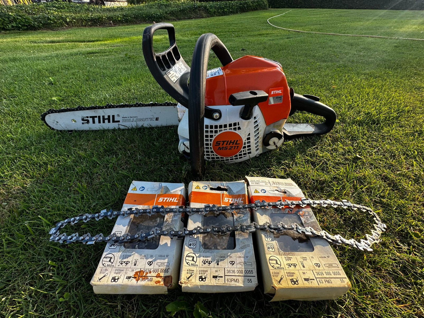 Sthil ms211, Tuin en Terras, Heggenscharen, Ophalen, Zo goed als nieuw, Benzine