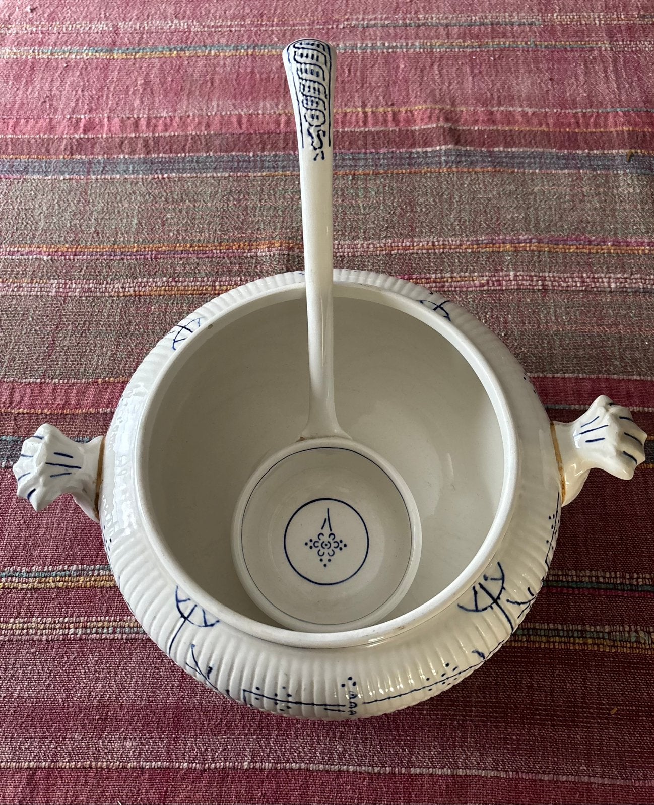 Joli bol à soupe et magnifique cuillère | Boch Copenhagen, Antiquités & Art, Enlèvement