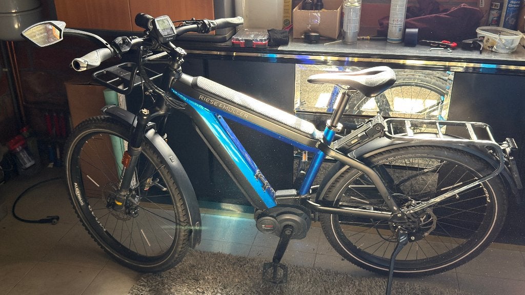 riese en muller speedbike supercharger, Fietsen en Brommers, Ophalen, Gebruikt, 50 km per accu of meer, Riese & Müller