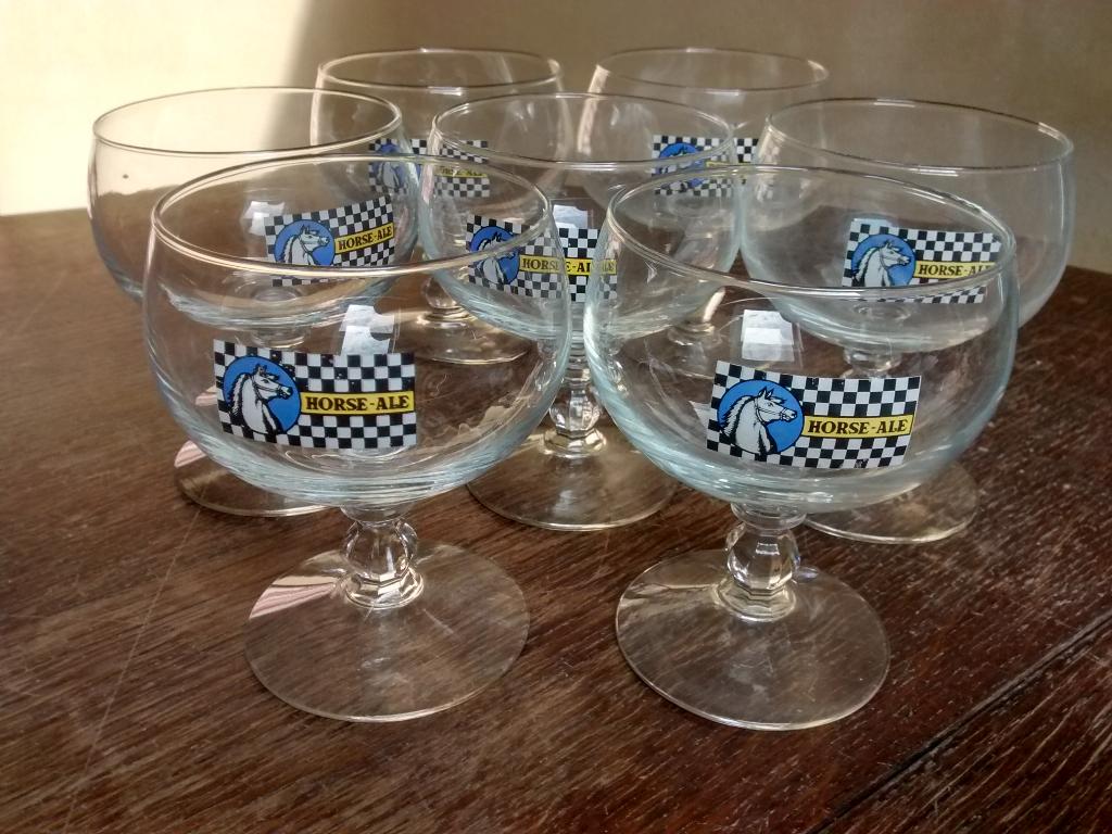 Horse-Ale, verre à bière, Collections, Enlèvement, Utilisé, Verre à bière