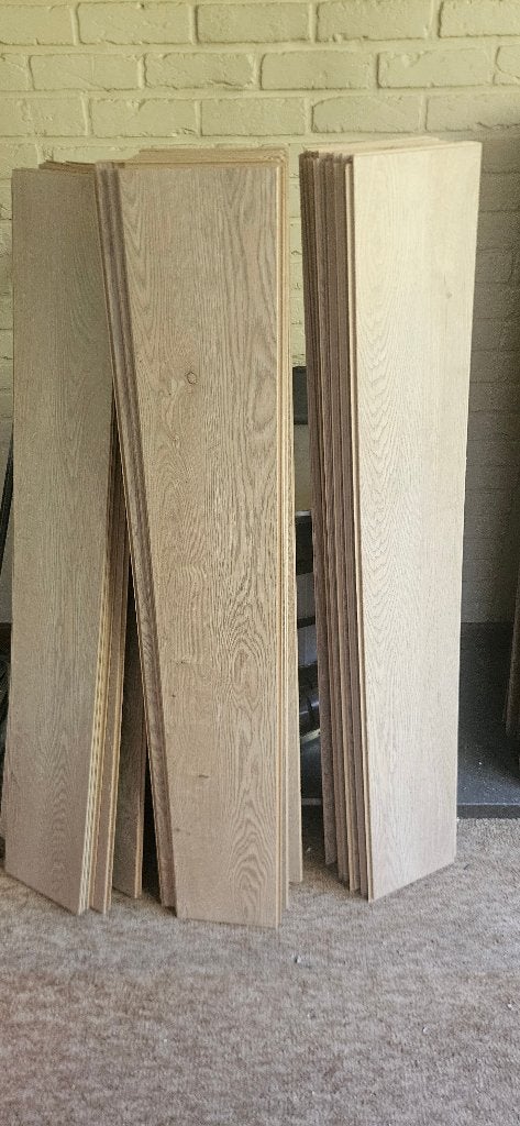 Kliklaminaat 20m2, Doe-het-zelf en Bouw, Ophalen, Gebruikt, 50 tot 150 cm, 10 m² of meer
