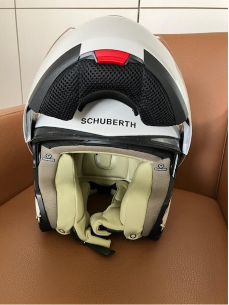 NIEUWE Schuberth 50-51 WIT Lady edition, Motoren, XXS, Systeemhelm, Kinderen, Nieuw zonder kaartje