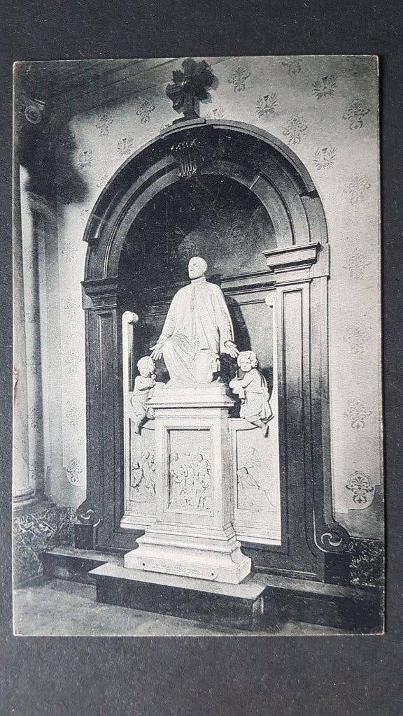 Postkaart Mechelen Malines Institut Scheppers Monument, Verzamelen, Ophalen of Verzenden, Voor 1920, Gelopen, Antwerpen