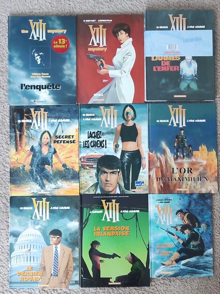Collection BD de XIII, Livres, BD, Comme neuf, Plusieurs BD, Enlèvement