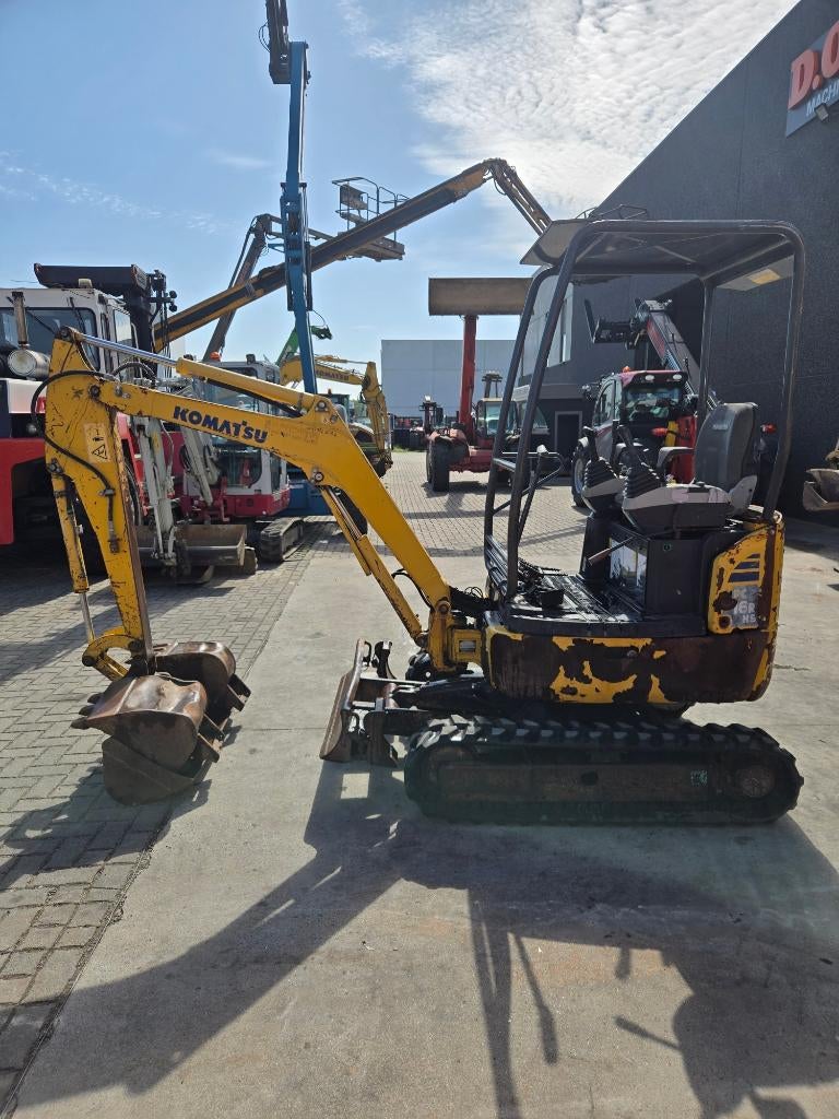 Komatsu PC16R, Ophalen, Graafmachine