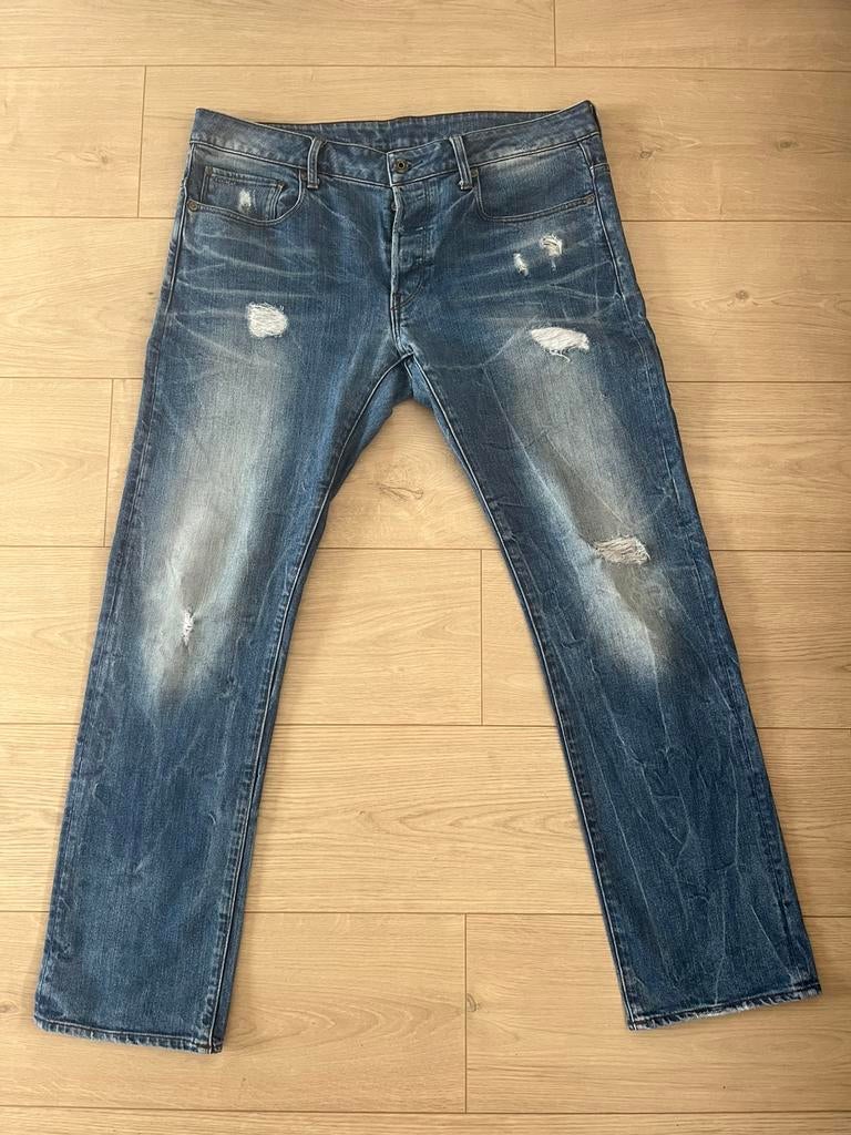 Pantalon en jean G- star RAW 3301 STRAIGHT W33 L32 *NOUVEAU*, Vêtements | Hommes, Jeans, Neuf, W33 - W34 (confection 48/50), Enlèvement ou Envoi